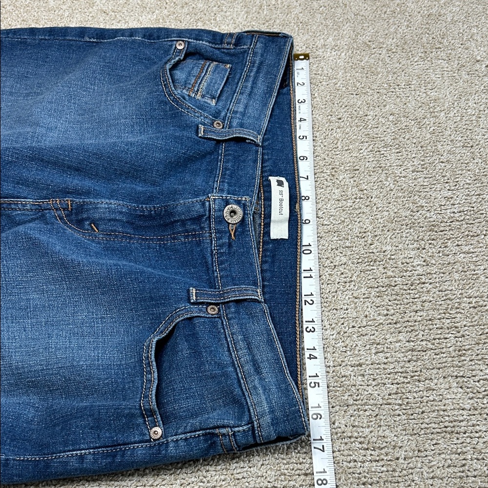 Levi's 515 Boot Cut Blue Jeans Size 14S - Picture 2 of 9